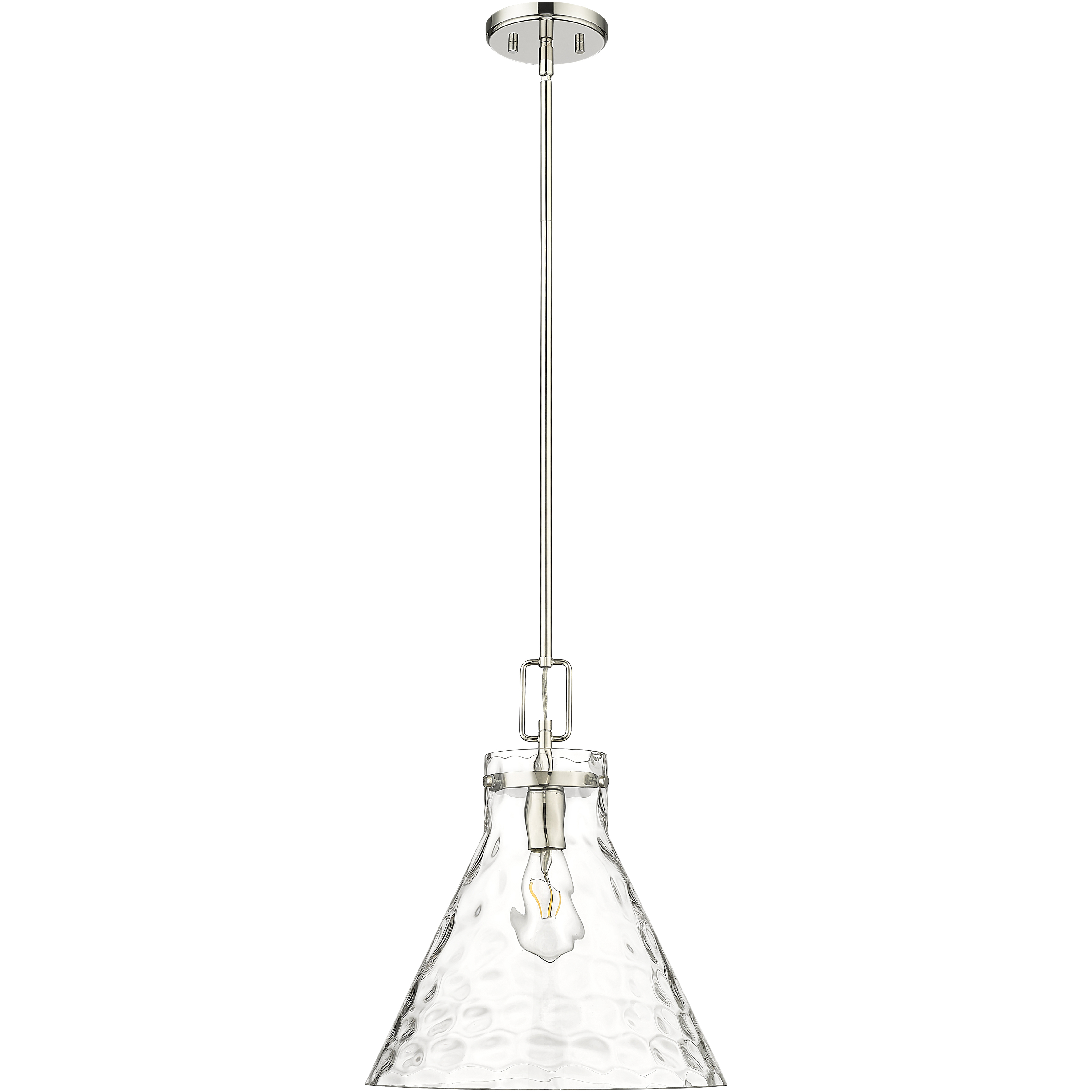 Barlon 1 Light 14 inch Polished Nickel Pendant Ceiling Light